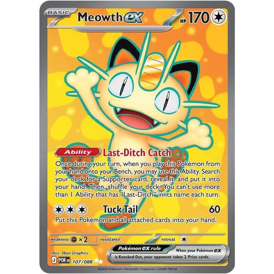 Perfect Order Single Card (Meowth)