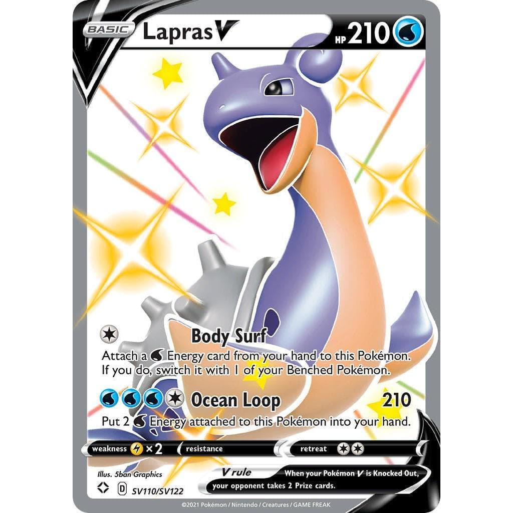 Shining Fates Single Card (Lapras)