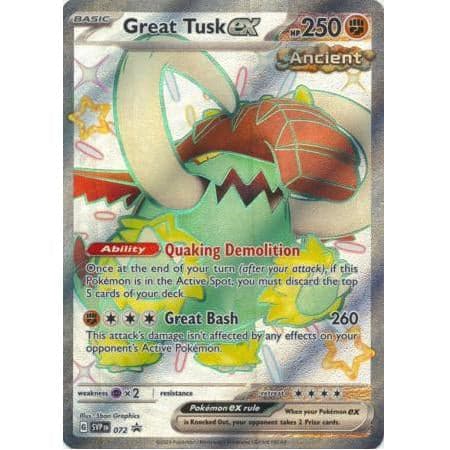 Paldean Fates Single Card (Great Tusk)