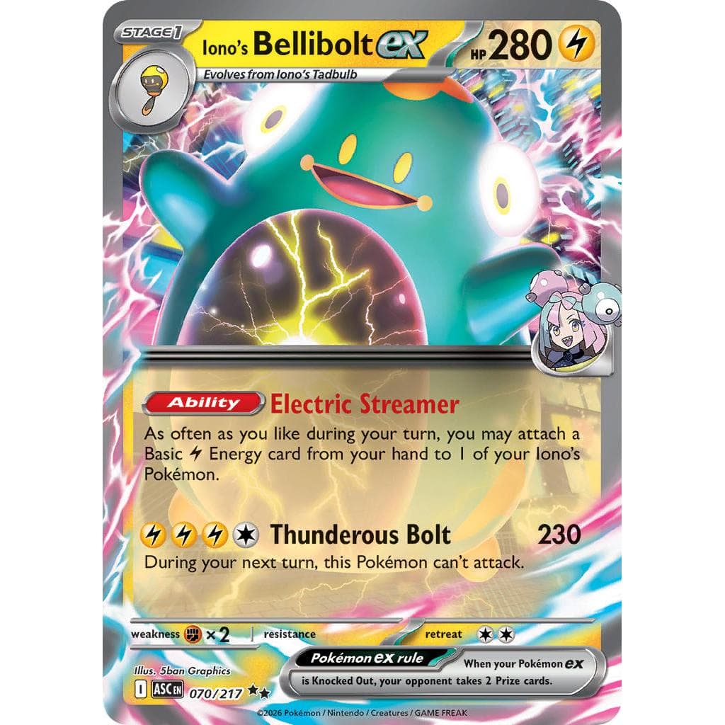 Ascended Heroes Single Card (Iono)