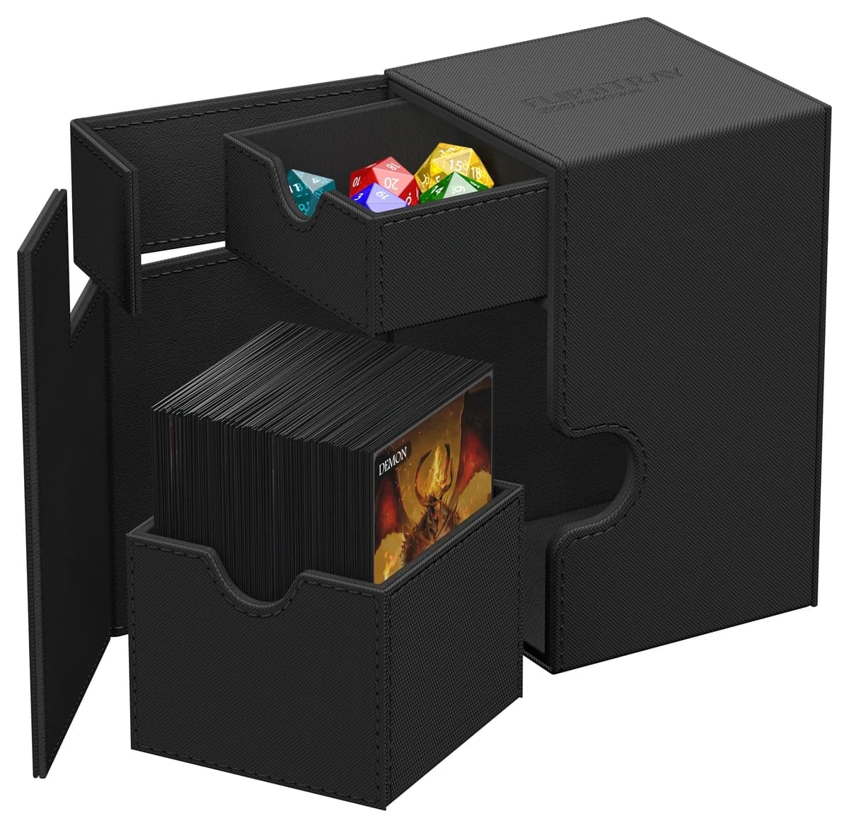 Ultimate Guard – Flip’n’Tray 100+ Xenoskin Dekkboks – Svart