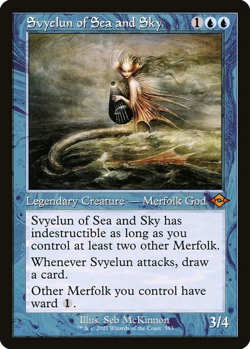 Modern Horizons 2 – 393 – Svyelun of Sea and Sky – Mythic – U – Foil