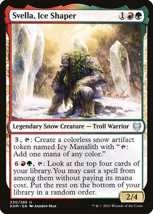 Kaldheim – 230 – Svella, Ice Shaper – Uncommon – RG – Non-foil