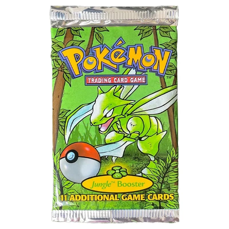 [Auksjon] Pokemon 1999 Jungle Booster Pack [20,66g]