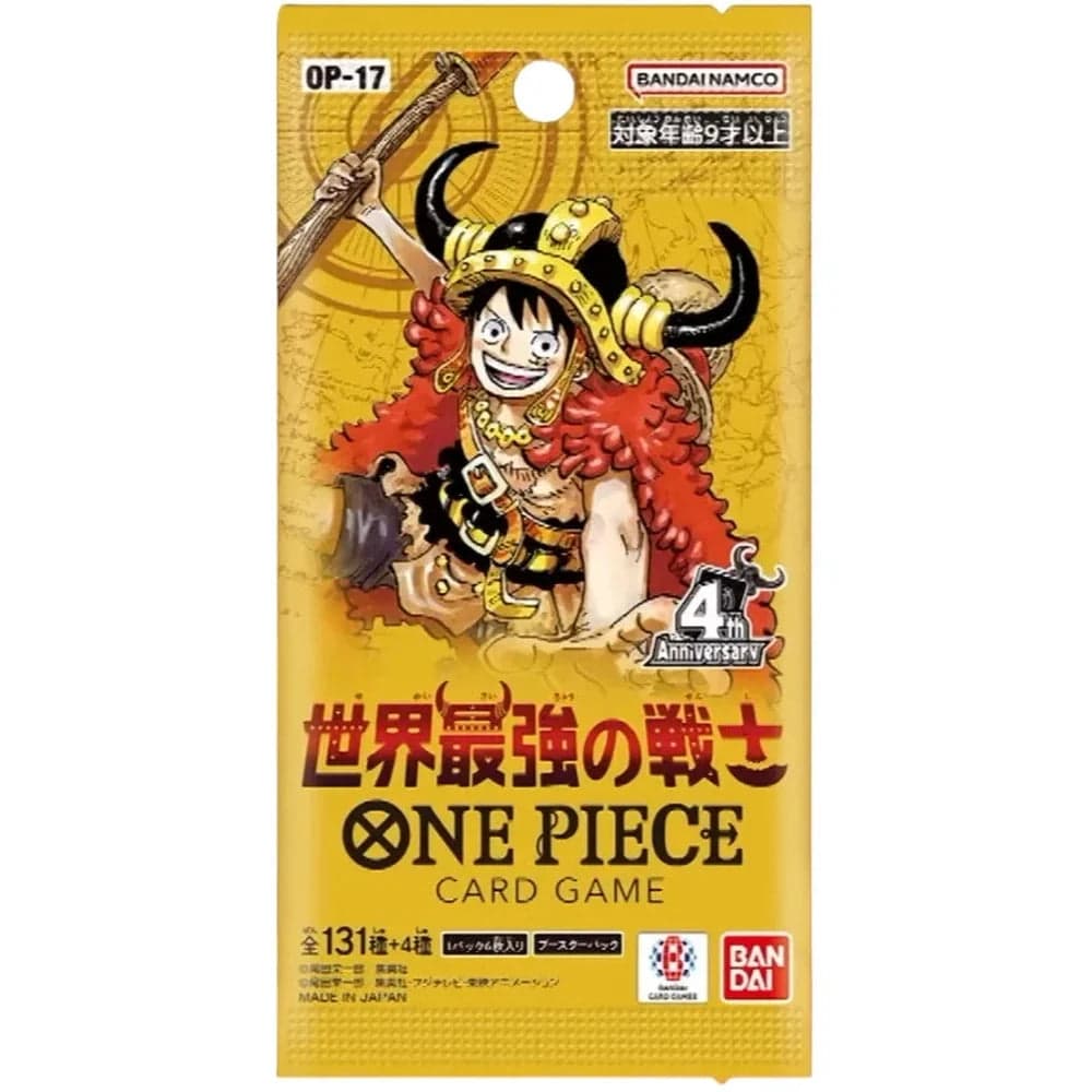 One Piece OP-17 The World's Strongest Warriors Booster Pakke (Japansk) [JP]