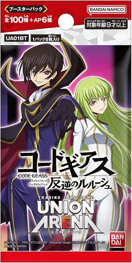 Code Geass Lelouch of the Rebellion UA01BT boosterpakke, Japansk [JP]