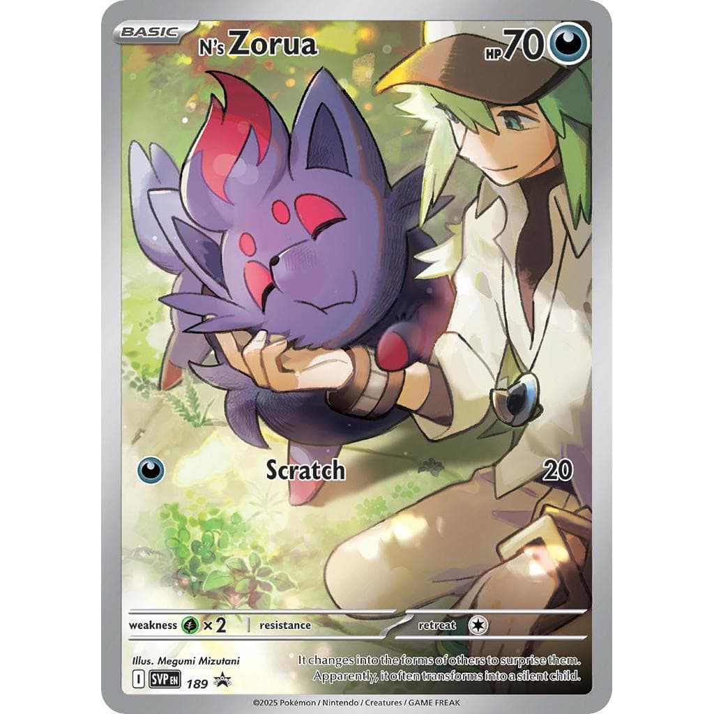N's Zorua SVP189 Promo