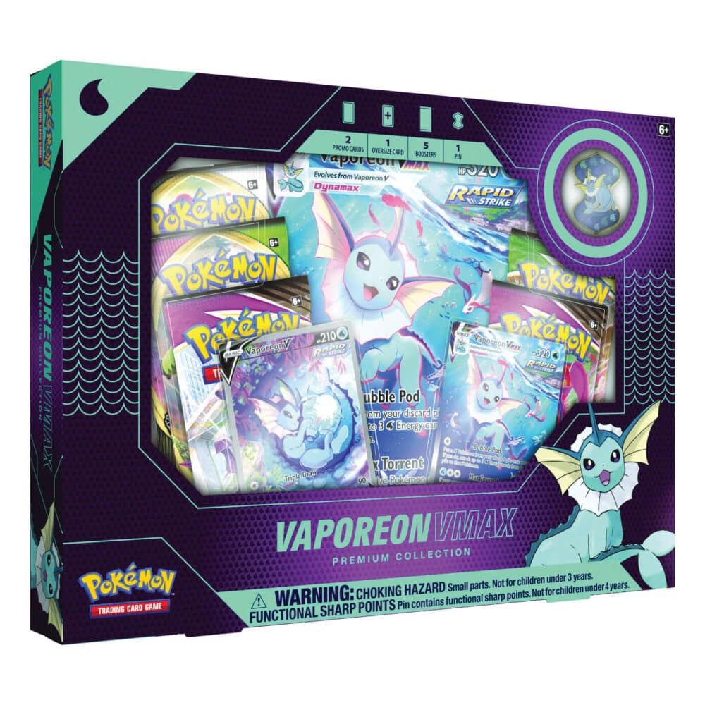 Vaporeon VMAX Premium Collection Box