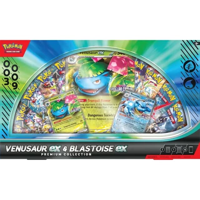Venusaur & Blatoise ex Premium Collection