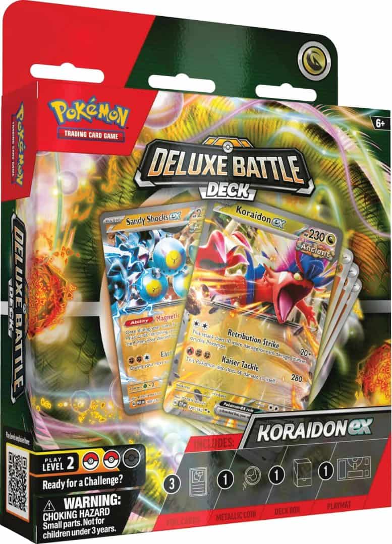 Deluxe Battle Deck - Miraidon EX eller Koraidon EX