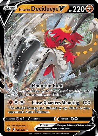 Hisuian Decidueye V 083