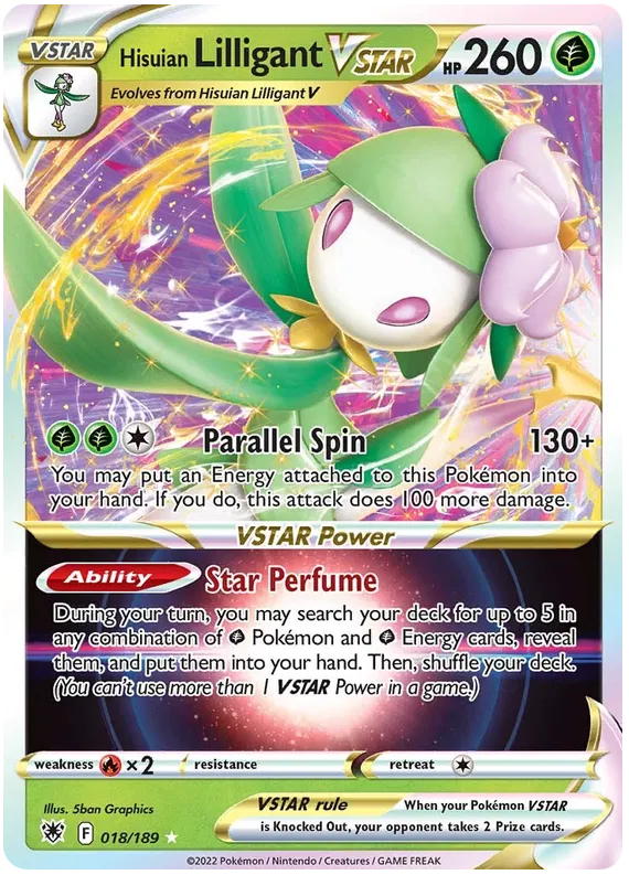 Hisuian Lilligant Vstar 018