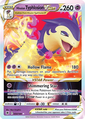 Hisuian Typhlosion Vstar 054