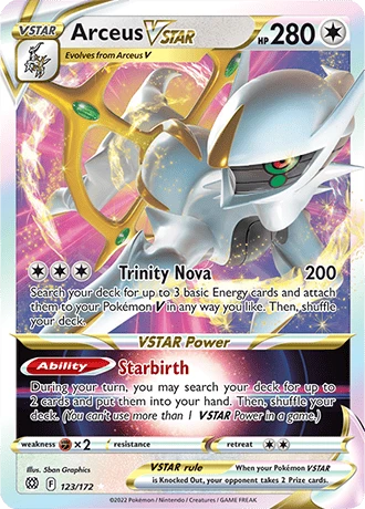 Arceus Vstar 123