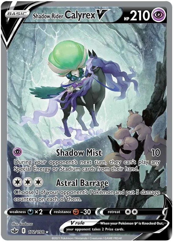 Shadow Rider Calyrex V 172