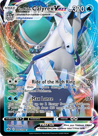 Ice Rider Calyrex Vmax 046