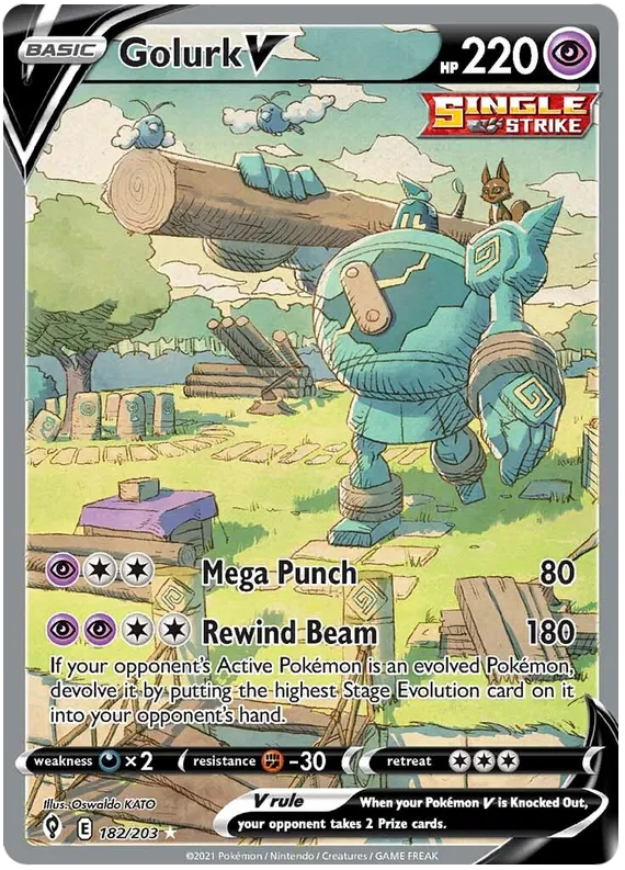 Golurk V 182
