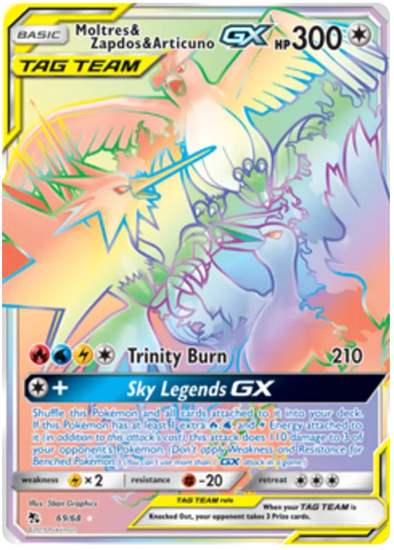 Moltres & Zapdos & Articuno GX 69
