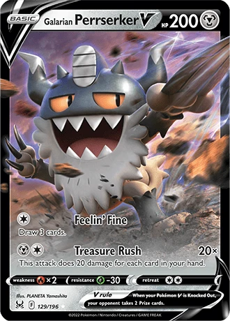 Galarian Perrserker V 129