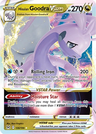 Hisuian Goodra Vstar 136