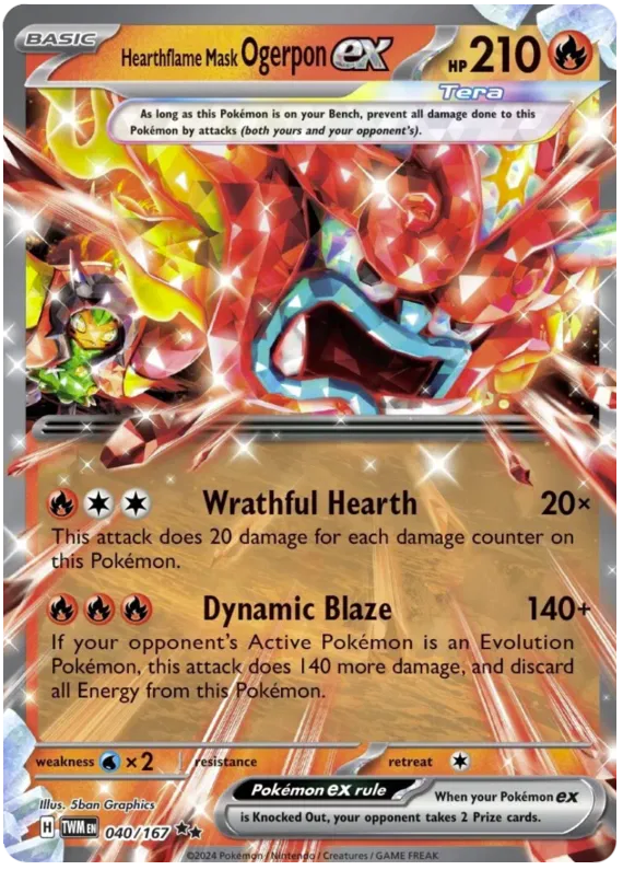 Hearthflame Mask Ogerpon Ex 40