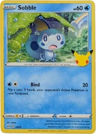 Sobble McDonalds 25th Annibersary Promos