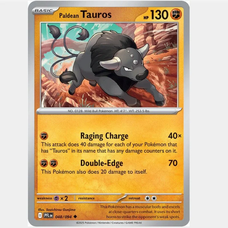 Paldean Tauros Phantasmal Flames