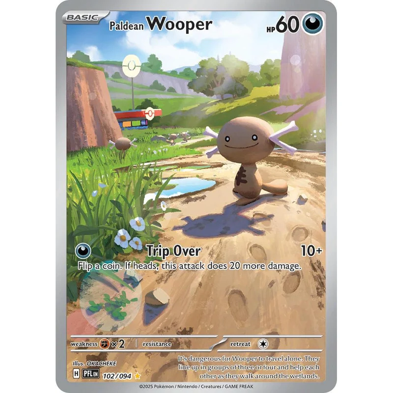 Paldean Wooper Phantasmal Flames